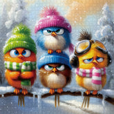 Winter Feathered Friends Jigsaw Puzzle 1000 Pieces